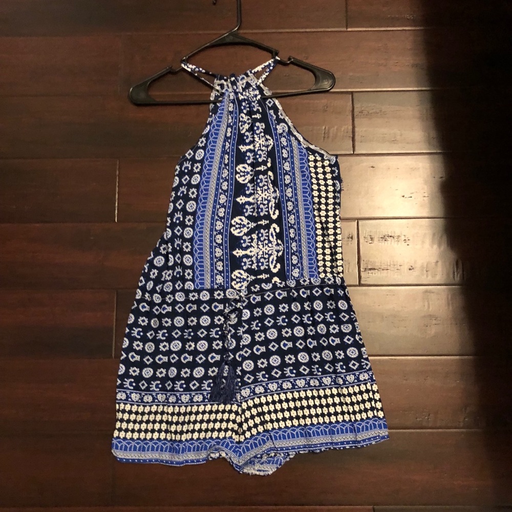 Tribal Print Romper